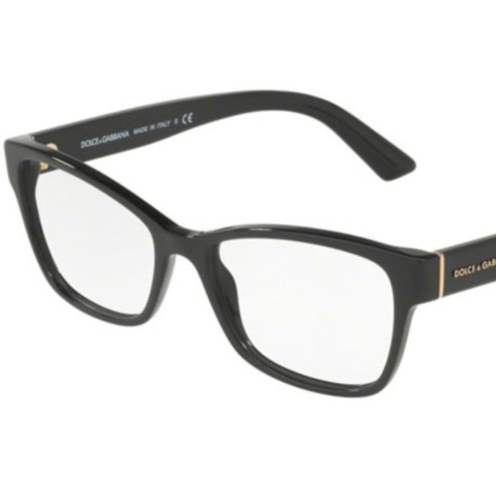Dolce & Gabbana DG3274 501 Black Gold Frames with reader script black and gold